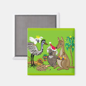 Aussie Kerstmis Magneet (Voorkant / Achterkant)