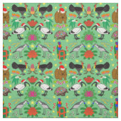 Aussie kerstverbinding stof (Swatch)