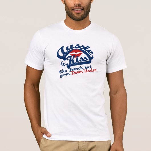 Aussie Kiss shirt - kies stijl (Voorkant)