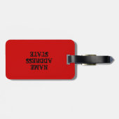 Aussie-kleurenblok Bagagelabel (Achterkant horizontaal)