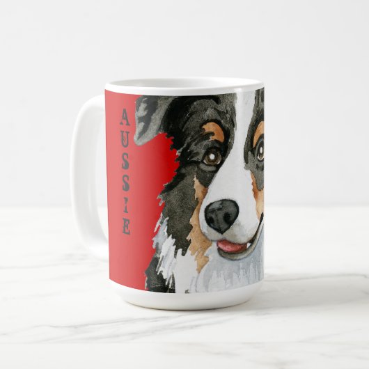 Aussie-kleurenblok Koffiemok (Voorkant links)