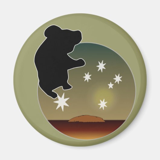 Aussie Koala Icon Magnet (Voorkant)