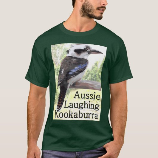 Aussie Laughing Kookaburra T-shirt (Voorkant)