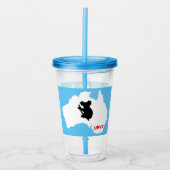 Aussie Love Koala White Acryl Drinkbeker (Voorkant)
