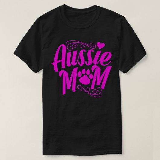 Aussie Ma Australian Shepherd Gifts Australian Sh T-shirt (Design voorkant)