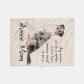 Aussie Ma Fleece Blanket (Voorkant (Horizontaal))