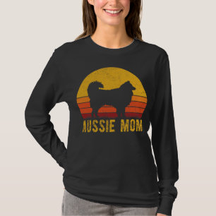 Aussie Mam Australian Shepherd Dog Mam  T-shirt