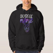 Aussie Mama Australian Shepherd Herding Dog Mom Da Hoodie (Voorkant)