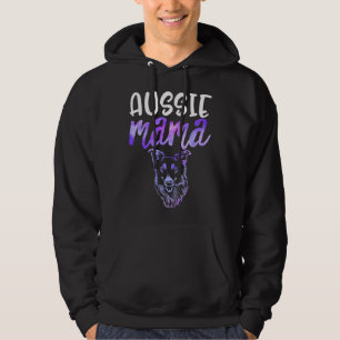 Aussie Mama Australische Herder Herdershond Moeder Hoodie
