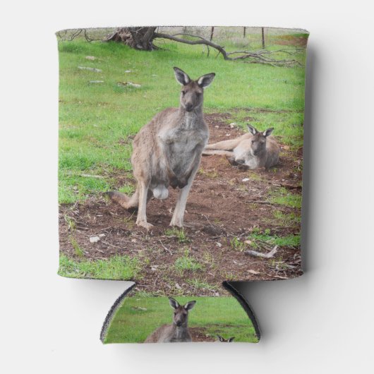 Aussie Mannelijke Kangoeroe, Blikjeskoeler (Voorkant)