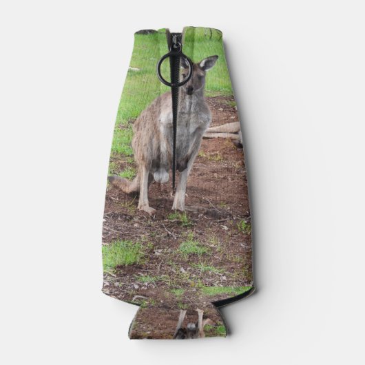 Aussie Mannelijke Kangoeroe, Flesjeskoeler (Achterkant)