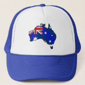 Aussie Map vlag van Australië Pet (Voorkant)