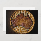 Aussie Meat Pie Briefkaart (Voorkant / Achterkant)