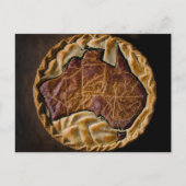 Aussie Meat Pie Briefkaart (Voorkant)