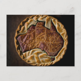 Aussie Meat Pie Briefkaart