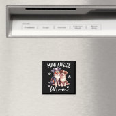 Aussie Moeder Australian Shepherd Werelds Mini Aus Magneet (Insitu (Vaatwasser))