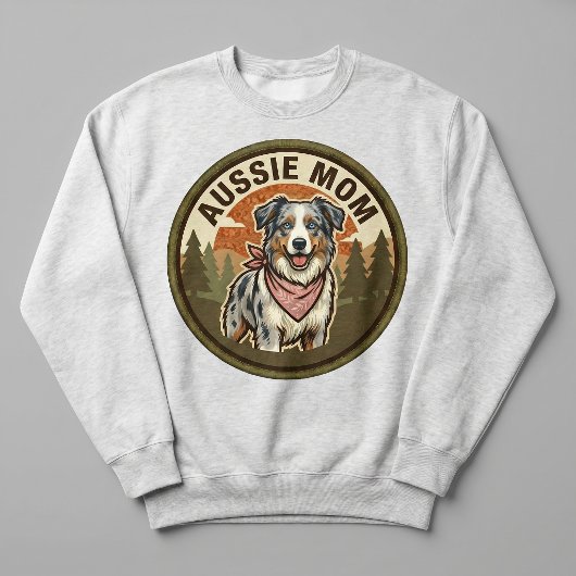 Aussie Moeder Crewneck Australische Herdershond Mo Trui