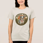 Aussie Moeder T-shirt | Australian Shepherd Moeder (Voorkant)