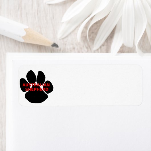 aussie name paw etiket (Insitu)