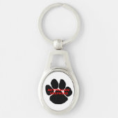 aussie name paw sleutelhanger (Voorkant)