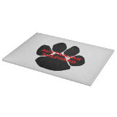 aussie name paw snijplank (Hoek)