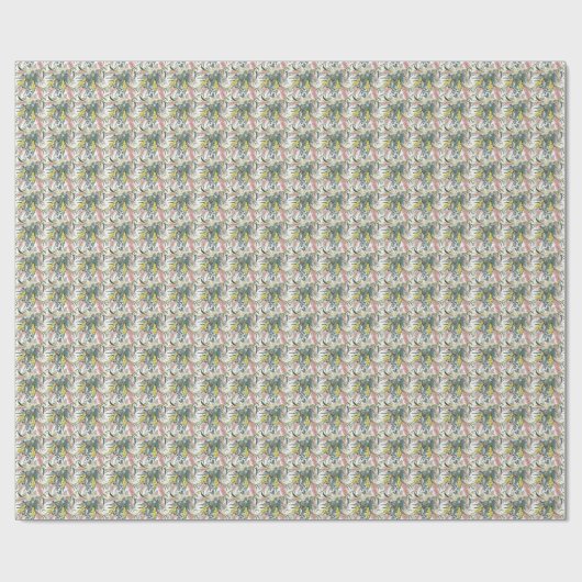 Aussie Native Struik Blooms Cadeaupapier (Vlak)