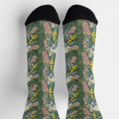 Aussie Native Struik Blooms Groen Sokken (Top)