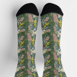 Aussie Native Struik Blooms  Groen Sokken