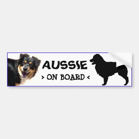 Aussie on board Sticker (Voorkant)