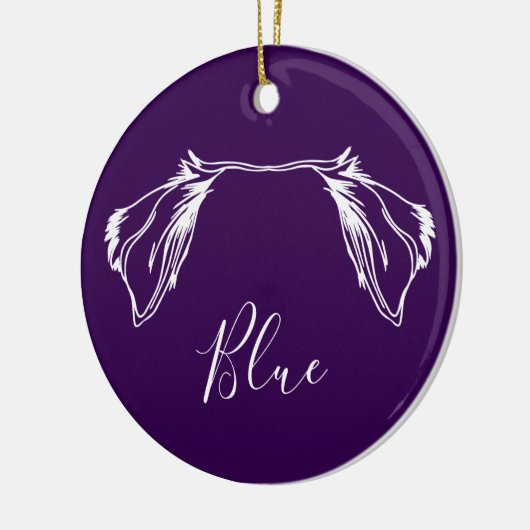 Aussie Ornament (Paw Prints) (Links)