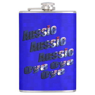 Aussie Oye Afbeelding Logo, Heupfles