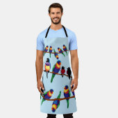 Aussie-papegaaien Schort (Gedragen)