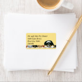 Aussie Puppy Adreslabel Etiket (Insitu)