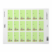 Aussie Puppy Christmas Gift Label label (Full Sheet)