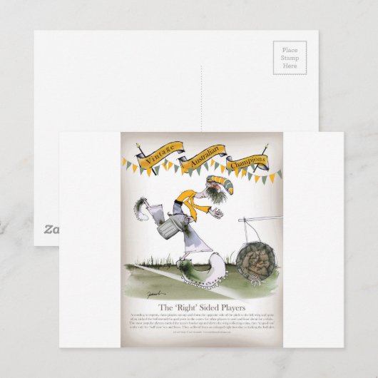 aussie rechts briefkaart (Voorkant / Achterkant)
