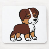 aussie red tri cartoon muismat (Voorkant)