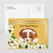 Aussie Red Tri Puppy Krijg Goed Briefkaart (Voorkant / Achterkant)