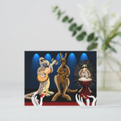 Aussie Rockers Briefkaart (Staand voorkant)