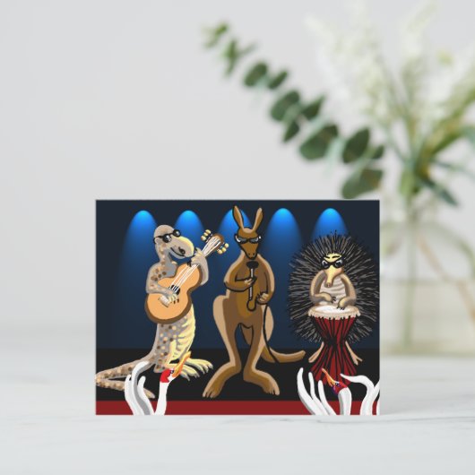 Aussie Rockers Briefkaart (Staand voorkant)