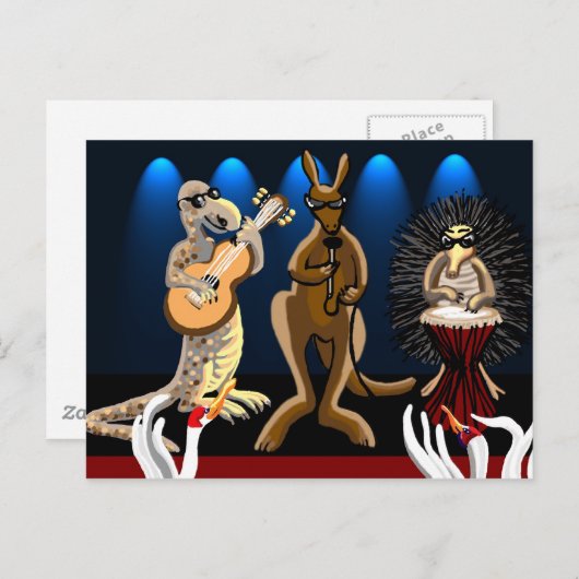 Aussie Rockers Briefkaart (Voorkant / Achterkant)