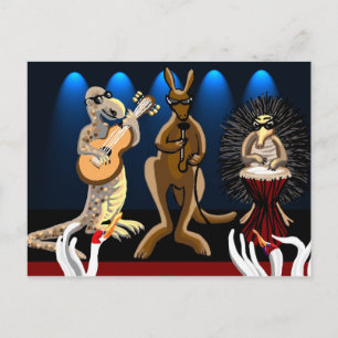 Aussie Rockers Briefkaart