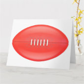 Aussie Rules Ball Kaart (Gele Bloem)