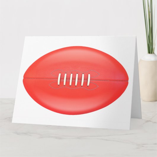 Aussie Rules Ball Kaart (Voorkant)