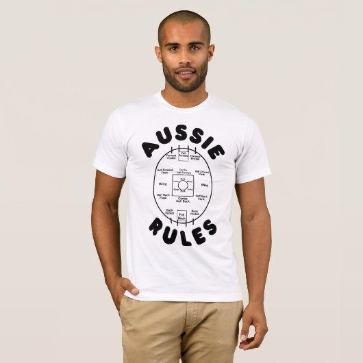 Aussie Rules T-shirt (Voorkant volledig)