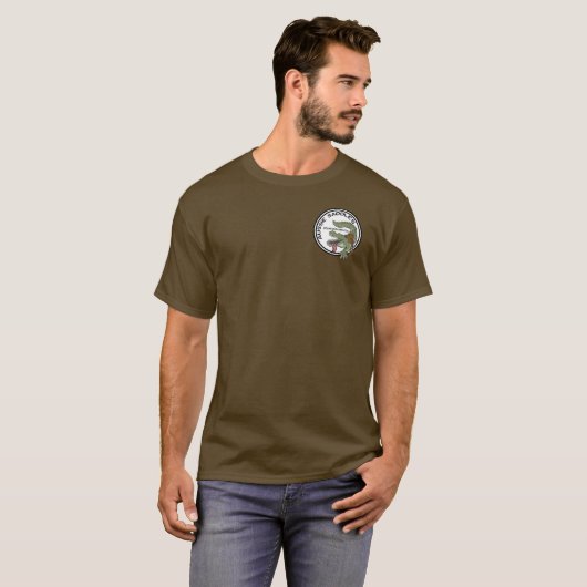 Aussie Saddles Logo Croc T-shirt (Voorkant volledig)