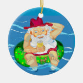 Aussie Santa Keramisch Ornament (Voorkant)