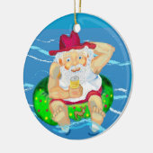 Aussie Santa Keramisch Ornament (Links)