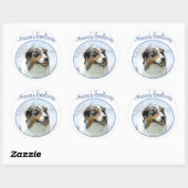 Aussie Seasons Groeten Ronde Sticker (Vel)