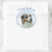 Aussie Seasons Groeten Ronde Sticker (Tas)