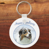 Aussie Seizoenen Groeten Sleutelhanger (Voorkant)